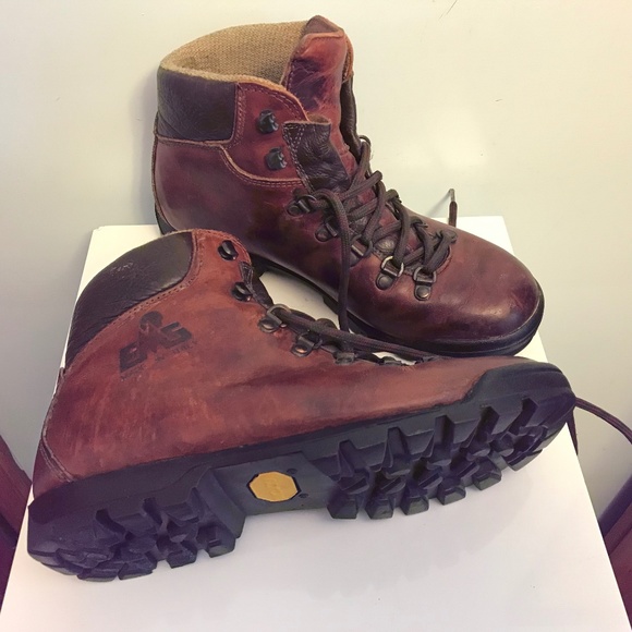 EMS vintage leather Vibram Italian hiking boots - Picture 2 of 16